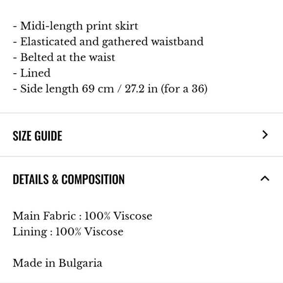 Sezane Elie Leopard Print Midi-Length Skirt - Picture 6 of 7